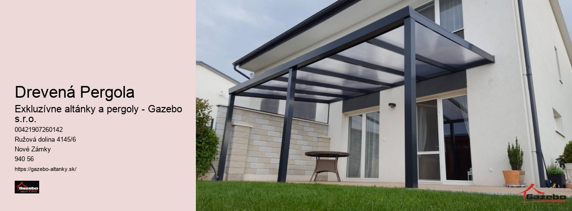 Drevená Pergola